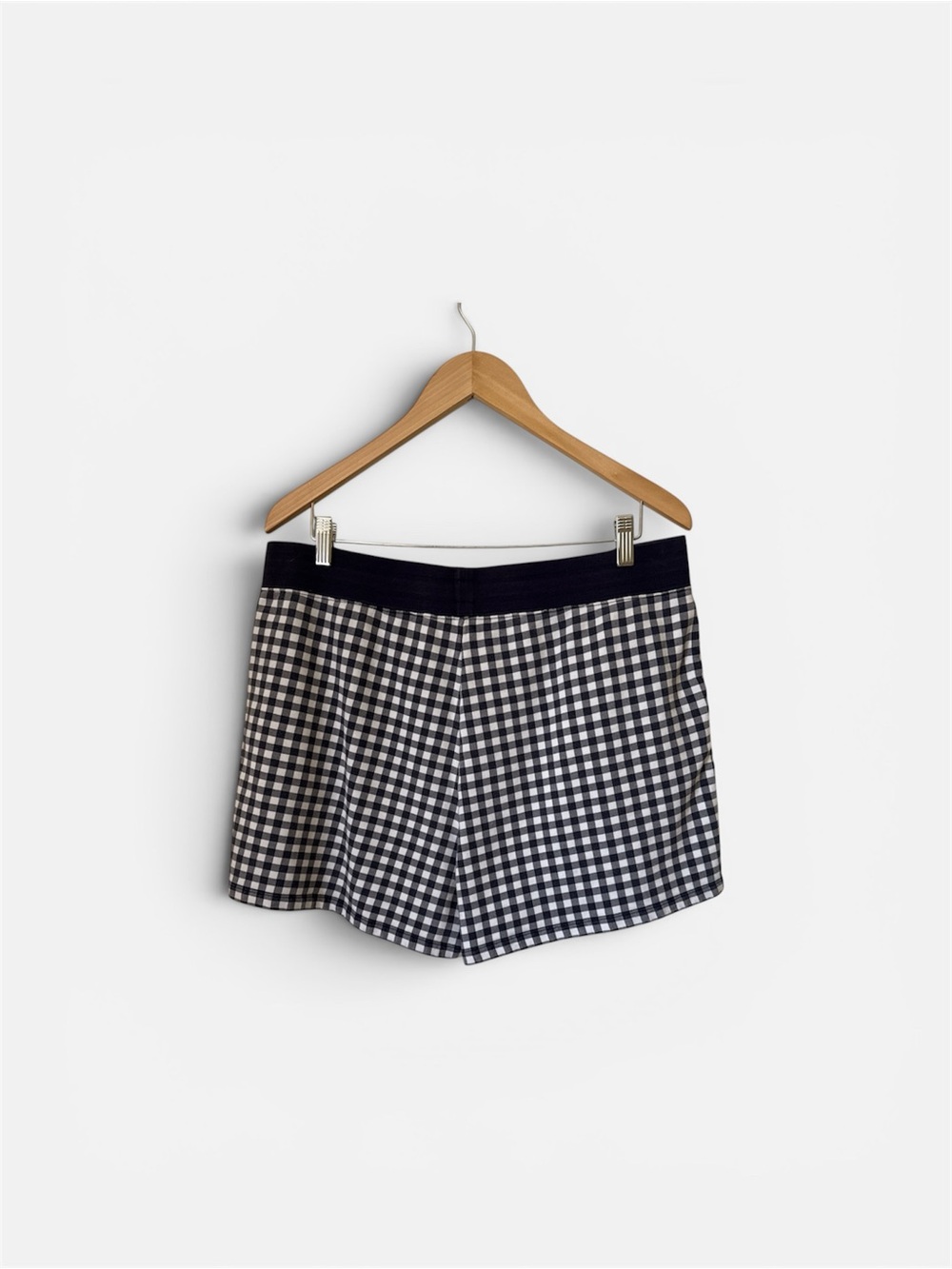 Draper James navy & white Gingham Women's Shorts - XL - Picture 2 of 6